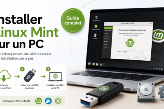 Installation de Linux Mint sur un PC avec une clé USB bootable